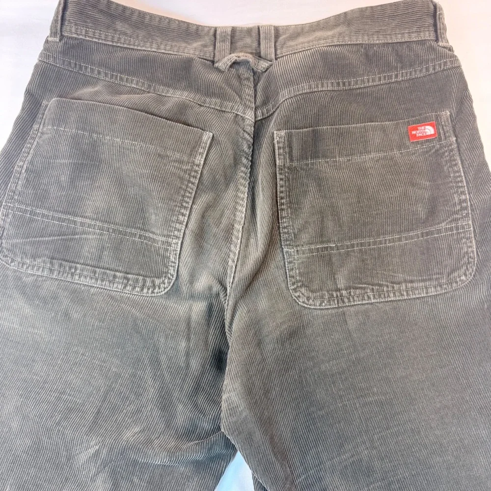 The North Face Corduroy Pants Mens 32 Olive Wide Leg‎ Skater Y2K Baggy Workwear